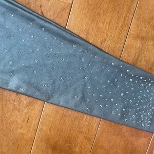 Beach Riot, silver leggings with rhinestones .  Small